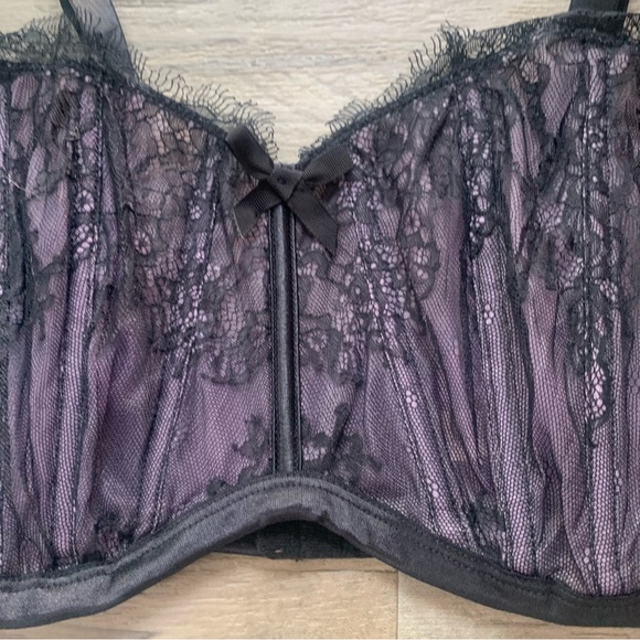 Cacique Boned Lace Comfort Meets Coverage Wirefree Bra - Picture 8 of 13